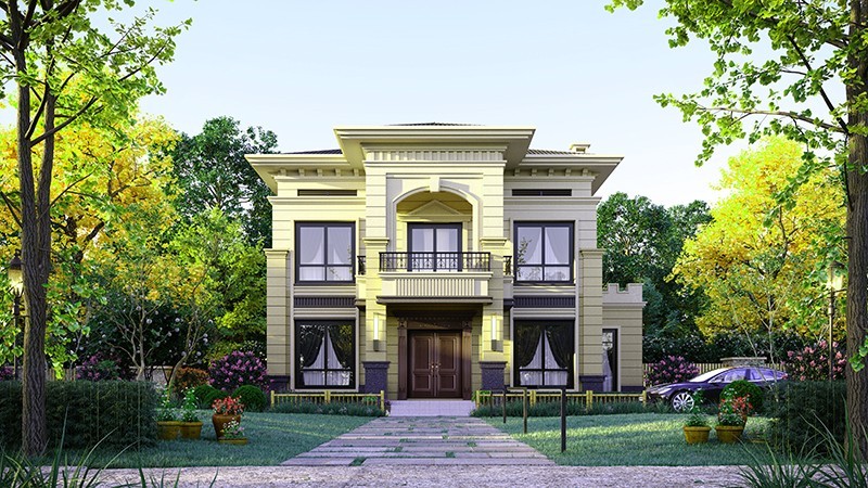 海南中式合院住宅，开放庭院与邻里乡亲更亲近